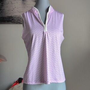 💎Sigrid Olsen Purple Fitted Tennis And Golf tank top.